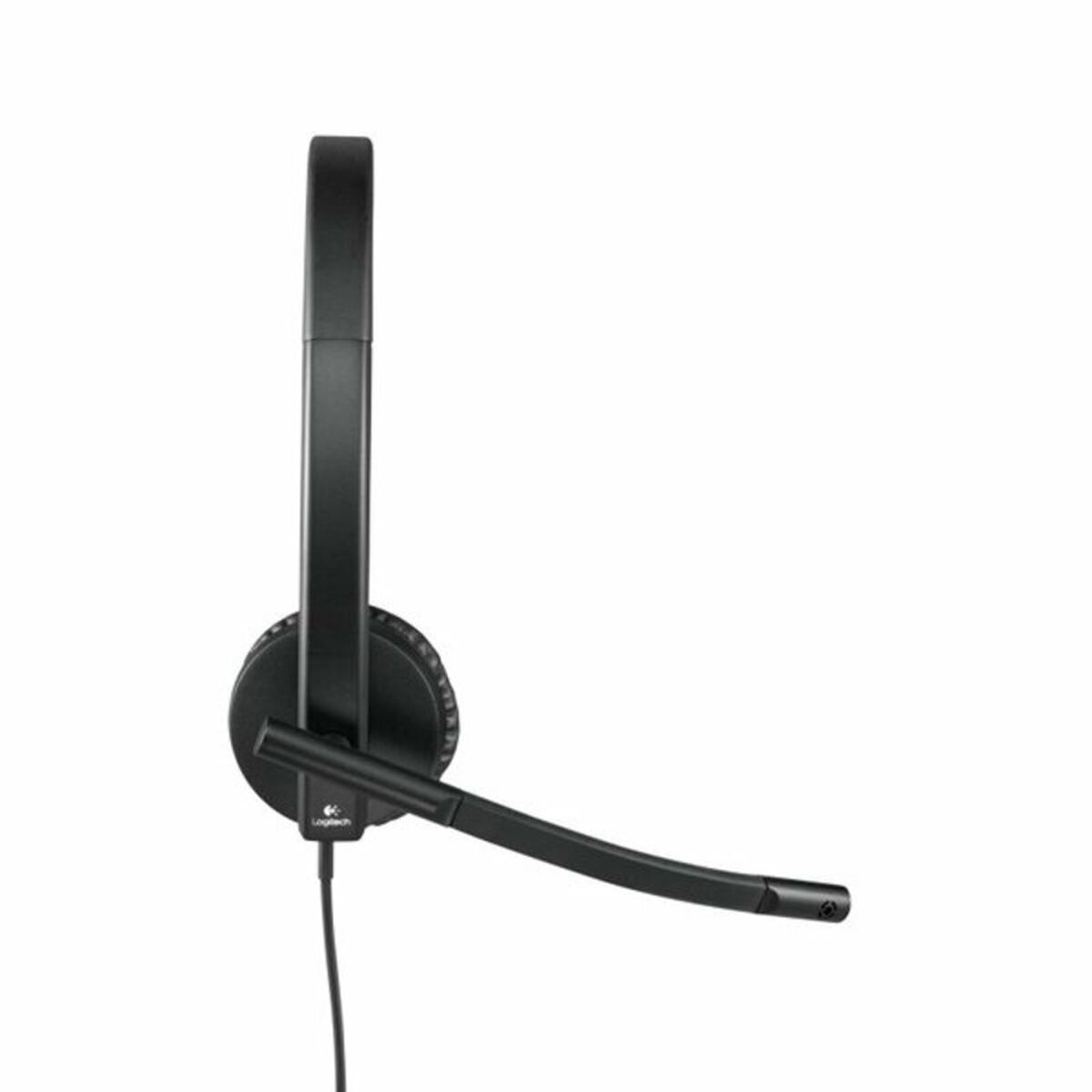 Hoofdtelefoon met Hoofdband Logitech H570e Zwart